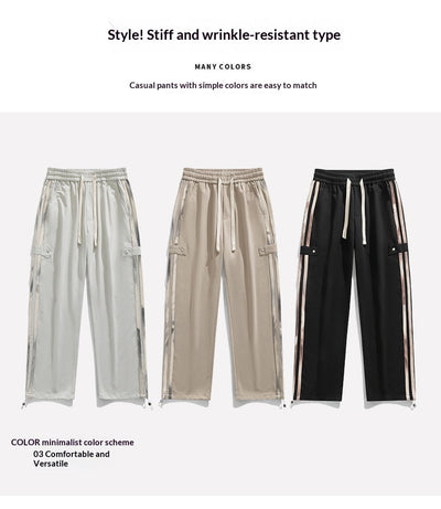 Pantalones Joggers Deportivos de Tres Franjas - Estilo Urbano Primavera - Image 23