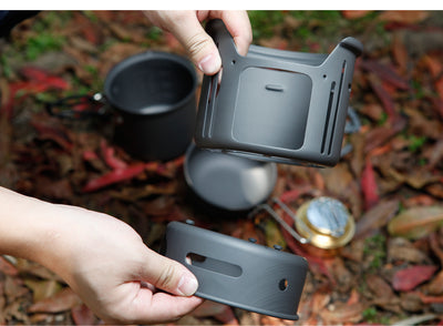 Set de Utensilios de Camping Portátil de Aluminio para 1-2 Personas - 7 Piezas - Image 10