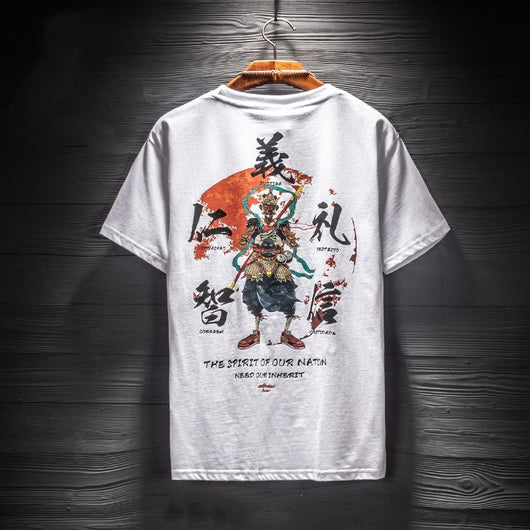 Camiseta Estampada Suelta Manga Corta para Hombre - Verano - Image 8