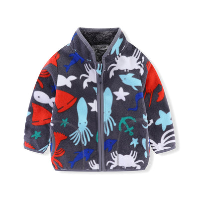 Chamarra Polar Gruesa para Niños y Niñas - Perfecta para Primavera y Otoño - Image 11