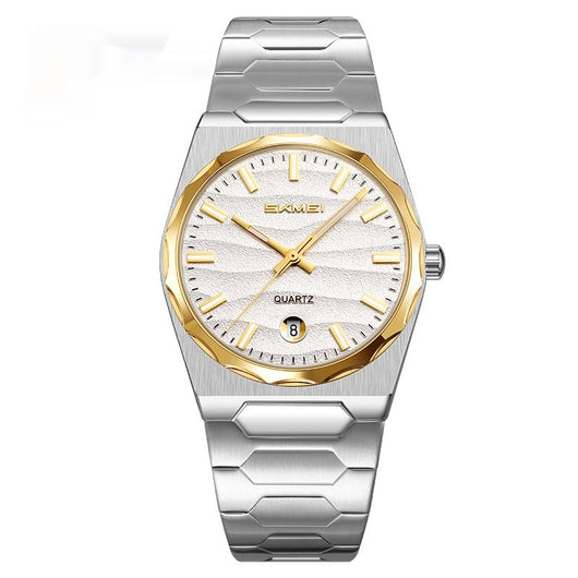 Reloj para Hombre con Banda de Acero y Función Calendario - Image 15
