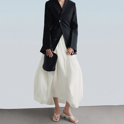 Blazer de Otoño para Mujer con Botón Único
