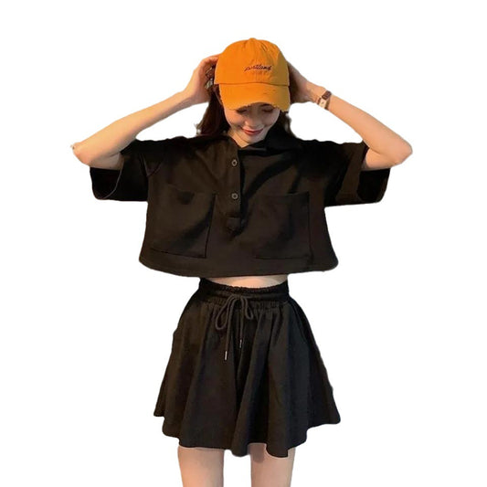 Conjunto Deportivo Mujer: Playera y Shorts Cómodos - Image 2