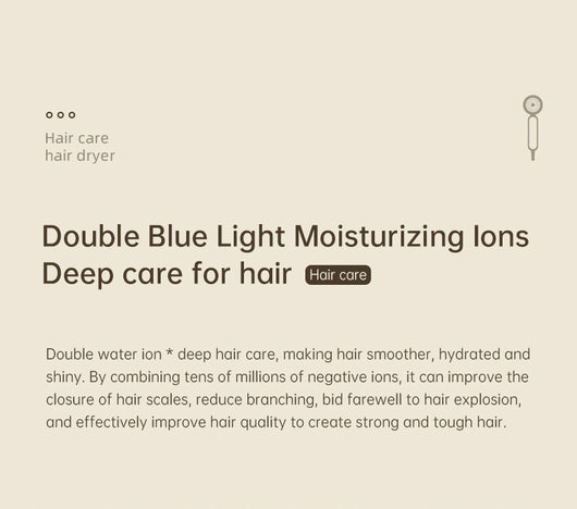 Beige 1200W hair dryer with a minimalist design, featuring a 360-degree rotating air collector nozzle and a US 110V plug. - Image 31