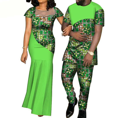 Conjunto de Traje a Juego en Algodón con Estampado Batik - Image 14