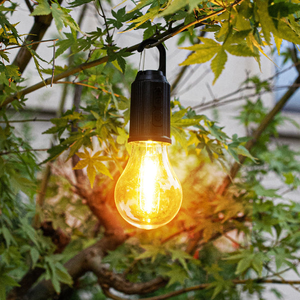 Bombilla Solar LED Exterior con Luz Cálida