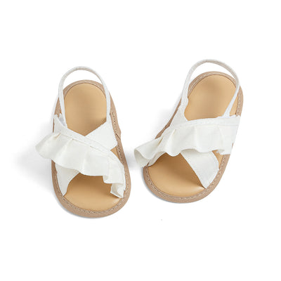 Zapatos Suaves para Bebé Niña Primavera Verano con Cordones y Suela Flexible - Image 5