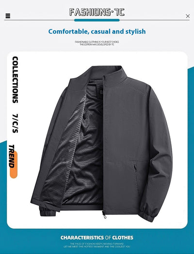Chompa de Cuello Alto Casual para Hombre Talla Grande - Ropa de Trabajo - Image 24