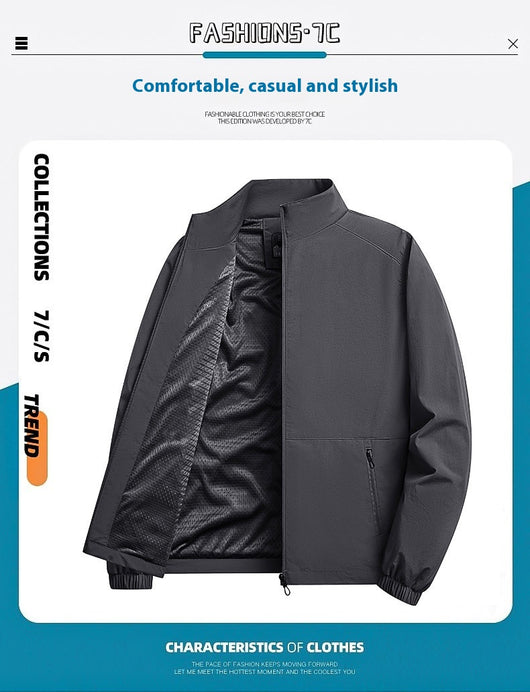 Chompa de Cuello Alto Casual para Hombre Talla Grande - Ropa de Trabajo - Image 24