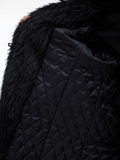 Abrigo Largo de Visón Impermeable hasta la Rodilla - Gabardina de Felpa Premium - Image 14