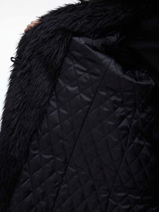 Abrigo Largo de Visón Impermeable hasta la Rodilla - Gabardina de Felpa Premium - Image 14