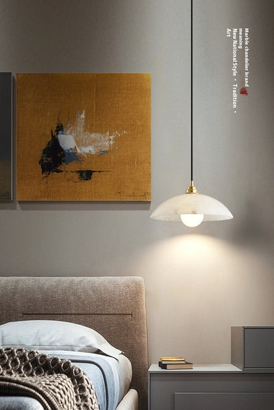 Lámpara de Techo de Mármol Italiano - Diseño Luxury de 3 Luces para Bar y Comedor - Image 7