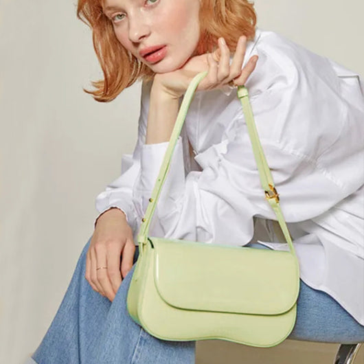 Bolso Retro Axilar Brillante Versátil para Verano - Image 10