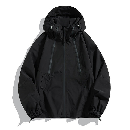 Chaqueta Bomber Impermeable y Cortavientos para Parejas - Diseño Color Block Casual - Image 5