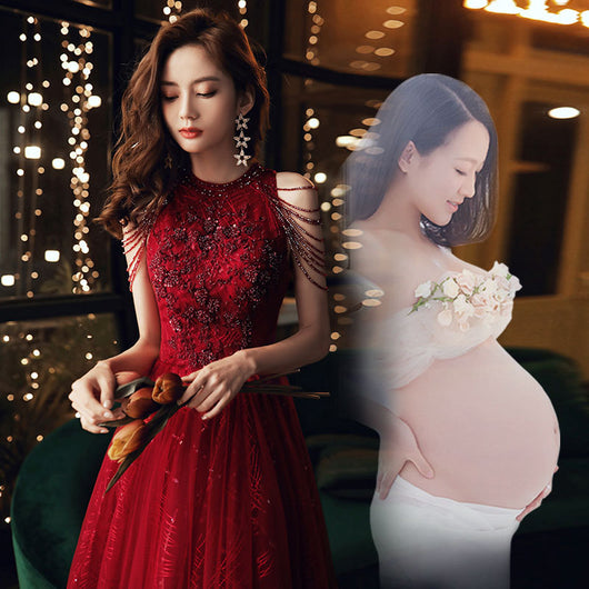Vestido de Noche Elegante con Flecos para Fiesta y Compromiso - Image 12