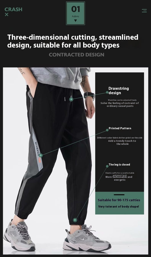 Pantalones Cortos de Seda Helada para Hombre - Estilo Casual Veraniego - Image 14