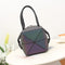 Bolso Geométrico Luminoso Plegable con Cambio de Colores