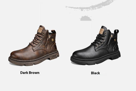 Botas Martin Altas Estilo Retro Británico para Hombre - Image 14