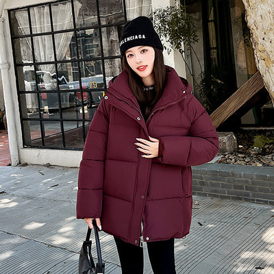 Abrigo Acolchado Suelto de Algodón para Mujer - Image 8