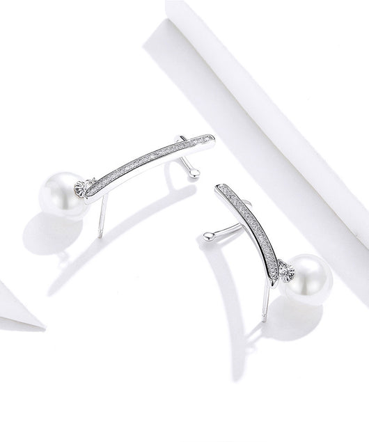 Aretes de Plata S925 con Perla para Mujer - Image 12