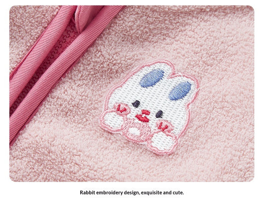 Abrigo Polar Infantil Conejo Adorable para Otoño e Invierno - Image 27