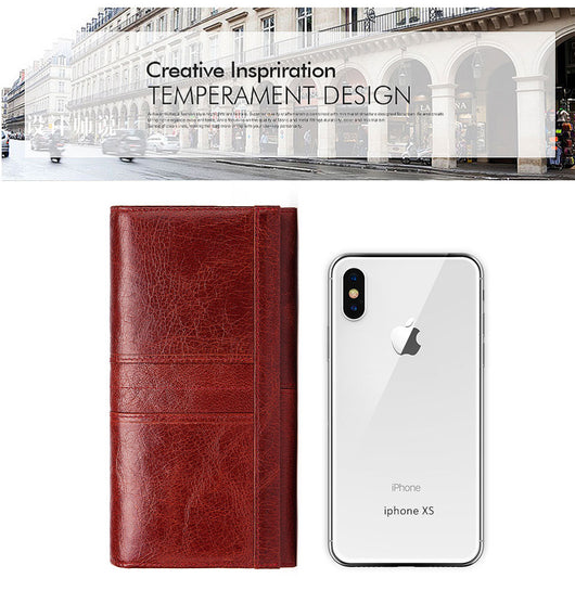 Cartera de Cuero para Mujer con Múltiples Compartimentos de Gran Capacidad - Image 19