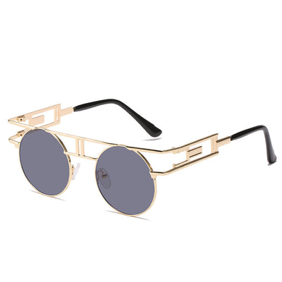 Gafas Retro Marco Metálico Redondo Tinta - Image 2