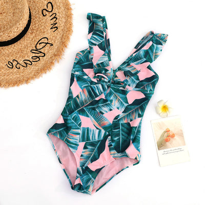 Traje de Baño Infantil de Una Pieza para Niñas