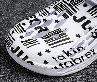 Sandalias de Verano con Estampado de Letras para Hombre - Image 16