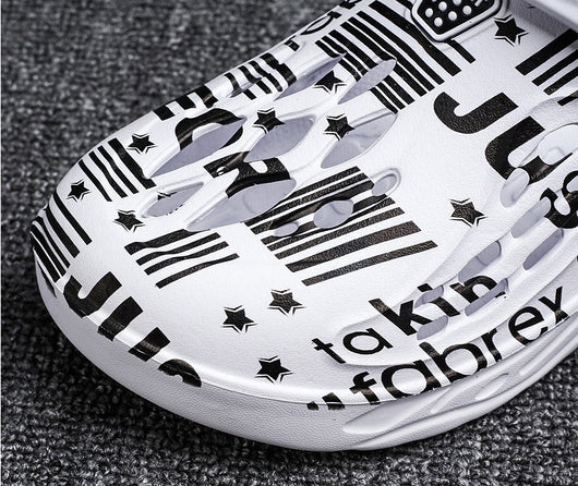 Sandalias de Verano con Estampado de Letras para Hombre - Image 16