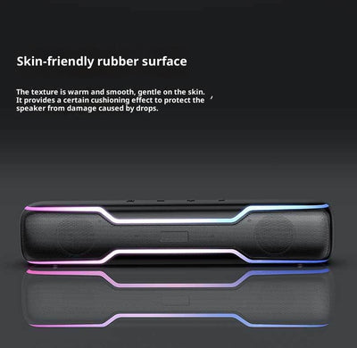 Parlante Bluetooth con Tira LED RGB y Lector de Tarjetas - Image 17