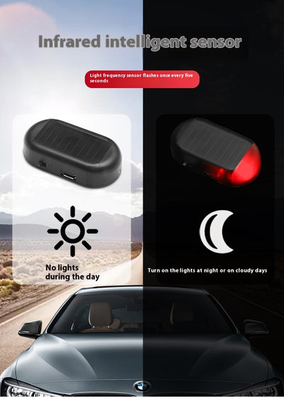 Luz Solar Antirrobo para Vehículos con Alarma de Simulación - Image 12