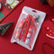 Juego De Navidad 6 Piezas Rojo