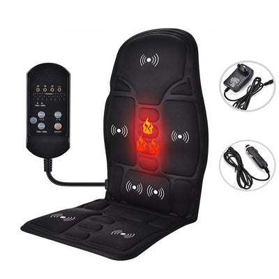 Cojín Masajeador Calefactable para Auto y Oficina con Vibración Full Body - Image 3