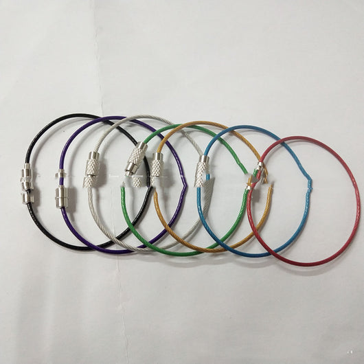 Etiquetador de Acero Inoxidable Recubierto con Anillo de Alambre - Image 22