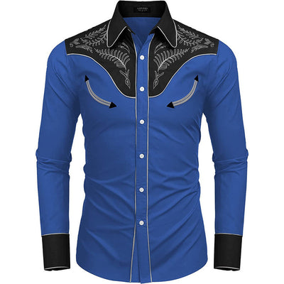 Camisa Suelta Estampada Estilo Western Americano - Image 23