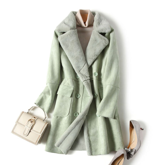 Abrigo Acolchado Midi para Mujer