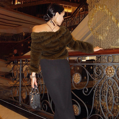 Blusa Holgada Elegante con Hombros Descubiertos - Image 22