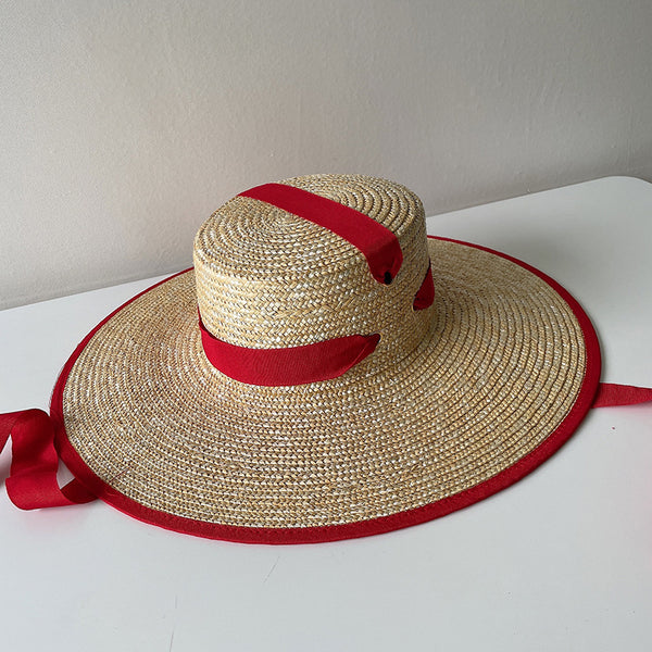 Sombrero Vintage de Ala Ancha con Correa Francesa - Image 3