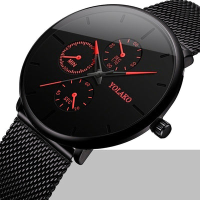 Reloj Minimalista de Malla Ultrafina para Hombre - Image 11