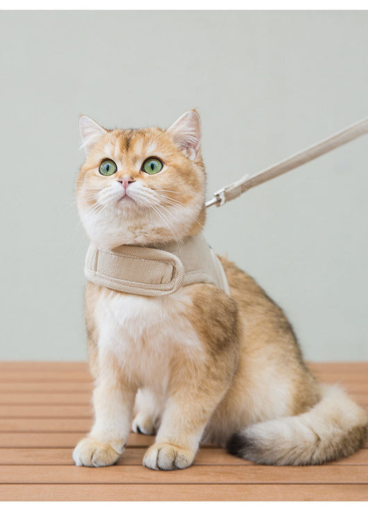 Arnés y Correa para Perro de Tela Tejida - Chaleco Arnés para Gatos y Cachorros - Image 15