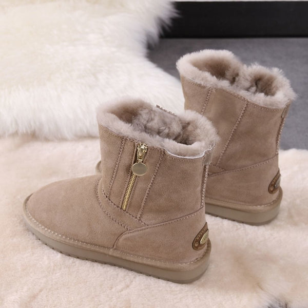 Botas de Nieve Acolchadas Antideslizantes para Mujer