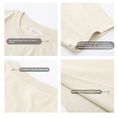 Camiseta Básica de Pareja Unisex - Colores Sólidos Modernos - Image 3