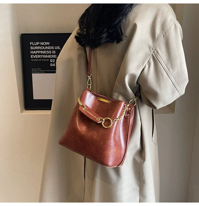 Bolso de Hombro de Gran Capacidad con Correa Ancha - Image 20