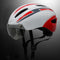 Casco de Ciclismo con Gafas Integradas y Luz Trasera