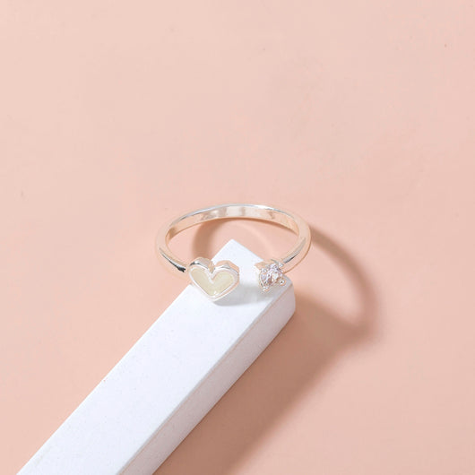Anillo Ajustable Corazón Abierto Luminiscente - Image 9