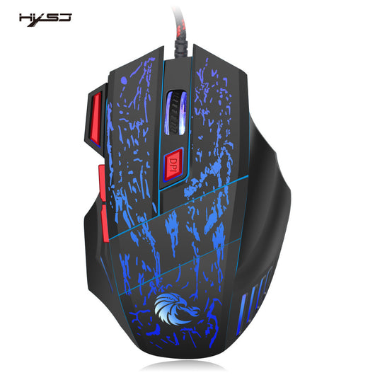 Ratón Gaming Luminoso con Efecto Agua Fractal - Conexión Alámbrica - Image 18