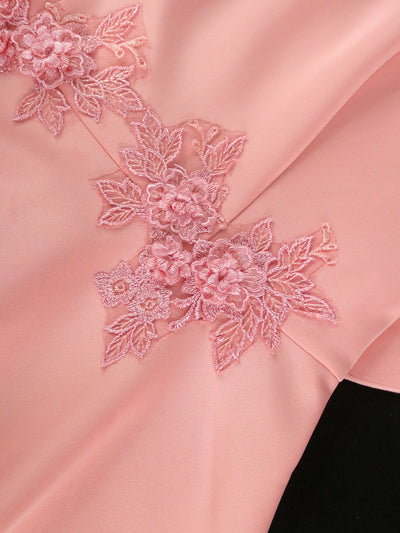 Vestido de Fiesta Elegante con Bordado Exclusivo Ajuste Slim - Image 8