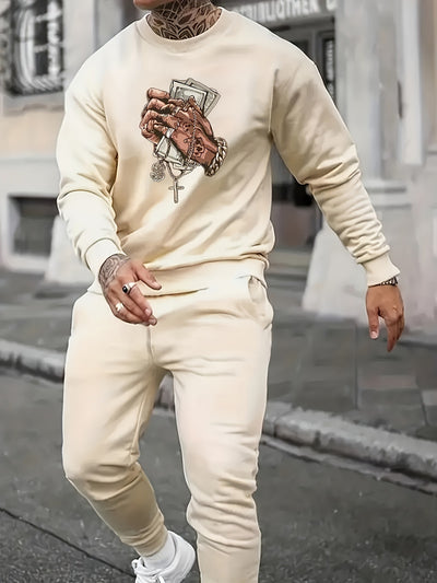 Suéter Deportivo Retro con Estampado Digital para Hombre - Image 21