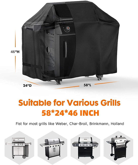 Funda Protectora para Parrilla BBQ 210D Oxford - Impermeable y Resistente - Image 9